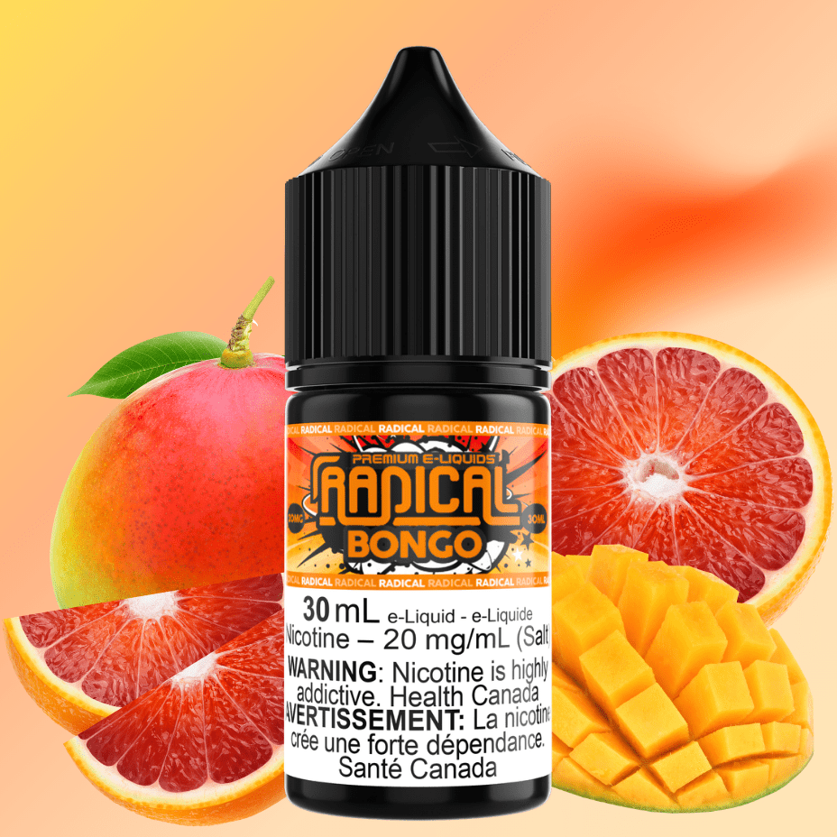 Bongo Salt Nic by Radical E-liquid 30mL / 12mg Morden Vape SuperStore and Cannabis Manitoba Canada