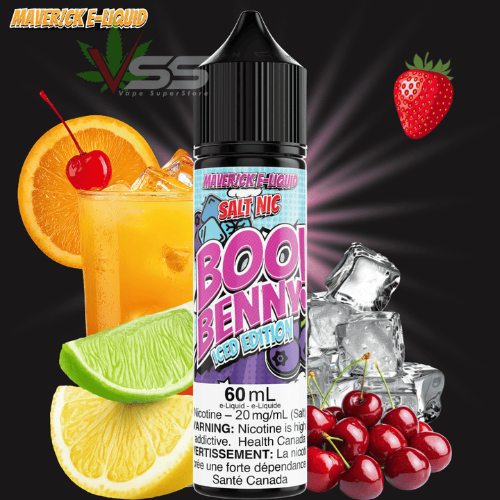 Boo Benny Ice by Maverick E-Liquid Morden Vape SuperStore and Cannabis Manitoba Canada