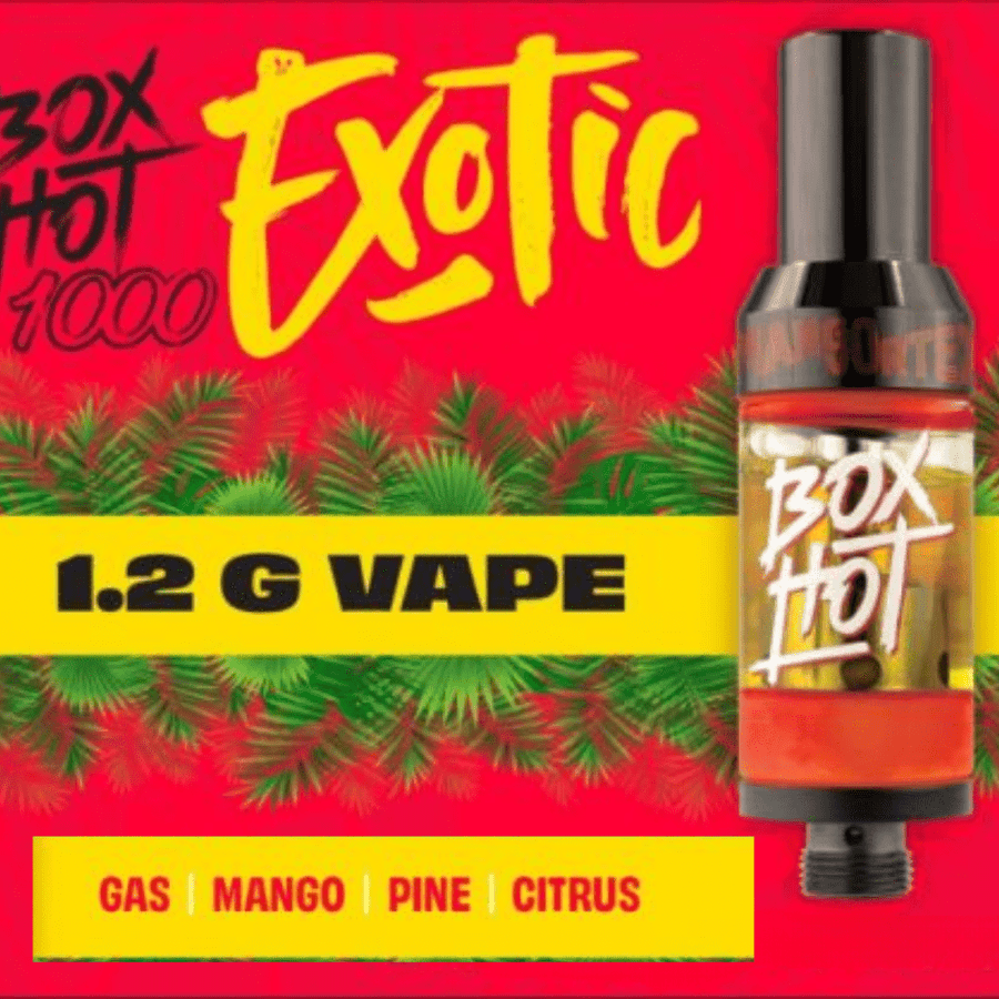 BoxHot 510 Cartridges 1.2g BOXHOT Mango Vortex Indica 510 Cart - Morden Vape & Cannabis Manitoba