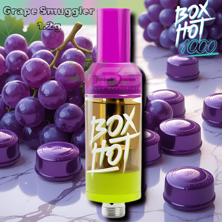 boxhot disposable vape Boxhot Grape Smuggler Vape Cartridge - 1.2g in Morden Manitoba