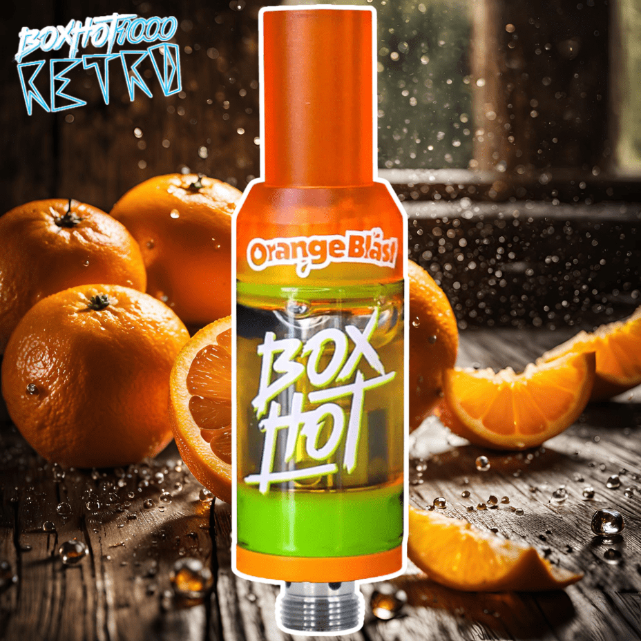 Boxhot Retro Orange Blast 510 Thread Cartridge-1.2g 1.2g Morden Vape SuperStore and Cannabis Manitoba Canada