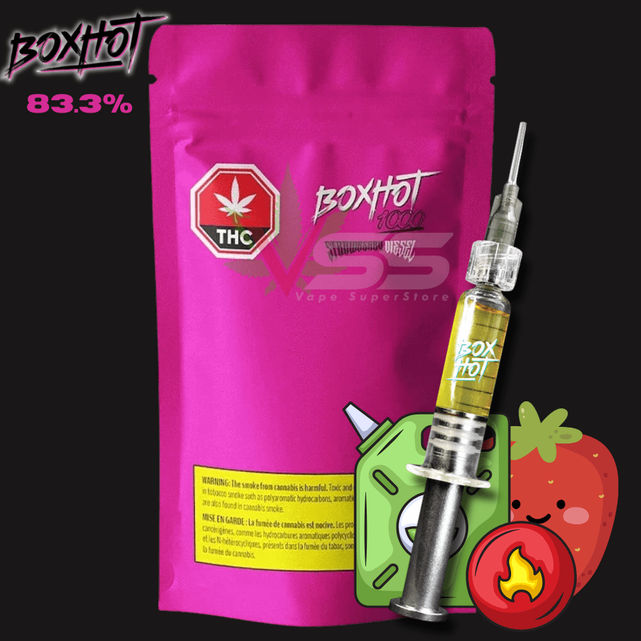 Boxhot Strawberry Diesel Disti Dabber - 1.2g Morden Vape SuperStore and Cannabis Manitoba Canada