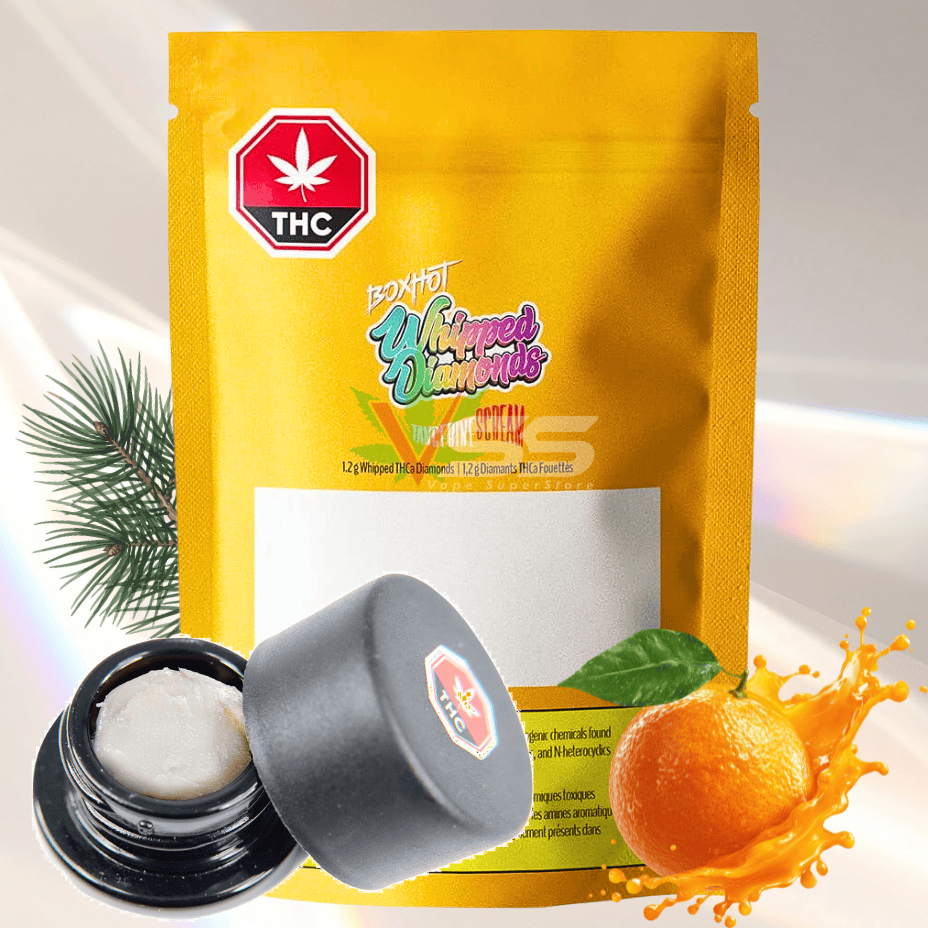Boxhot - Tangerine Scream Whipped Diamonds 1.2g Morden Vape SuperStore and Cannabis Manitoba Canada