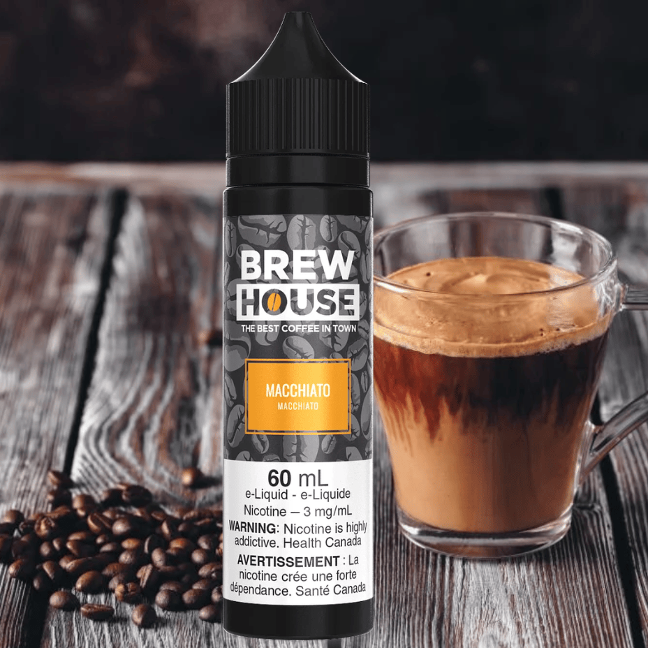Brew House E-Liquid Macchiato-60ml 60ml / 3mg Morden Vape SuperStore and Cannabis Manitoba Canada