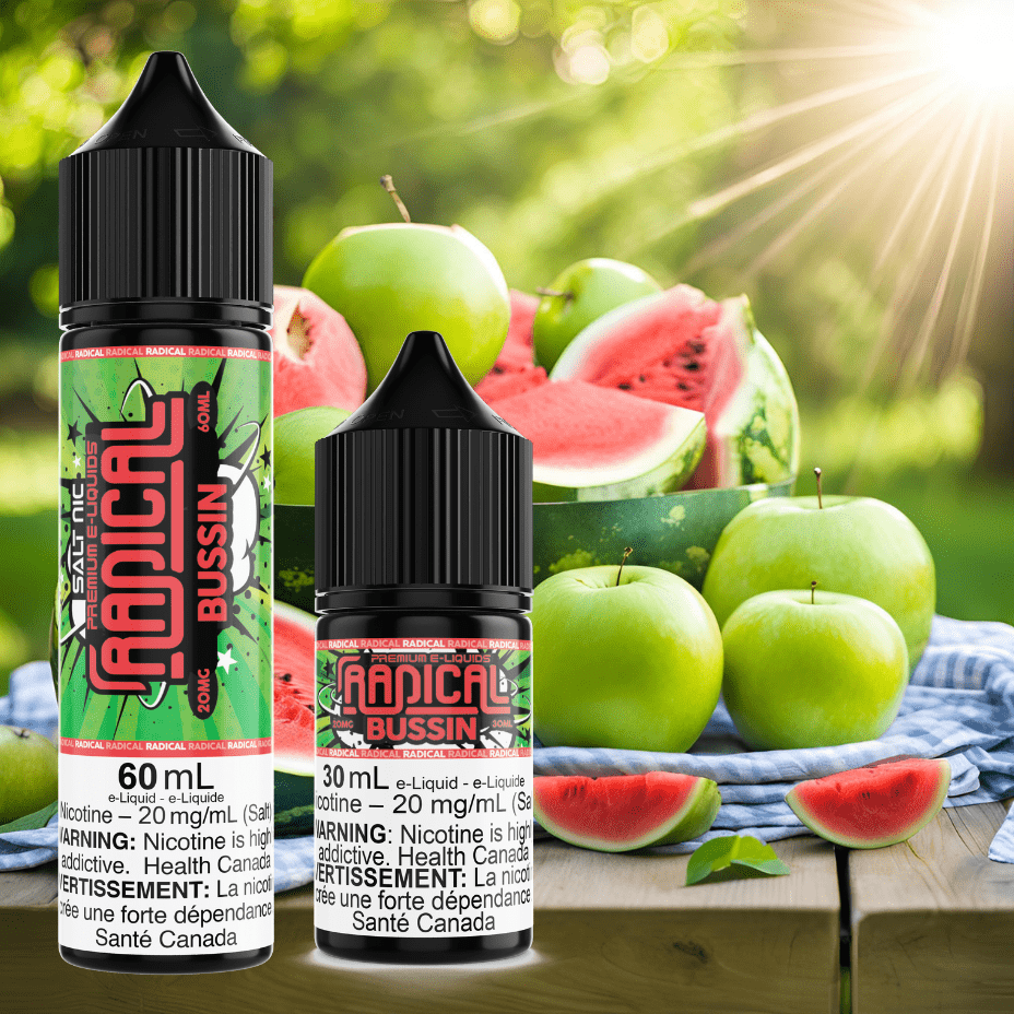 Bussin Salt Nic by Radical E-liquid Morden Vape SuperStore and Cannabis Manitoba Canada