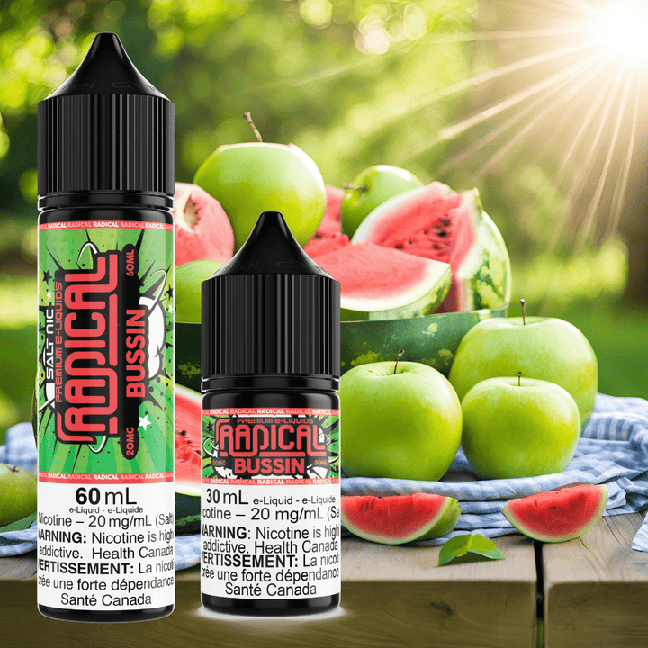 Bussin Salt Nic by Radical E-liquid Morden Vape SuperStore and Cannabis Manitoba Canada