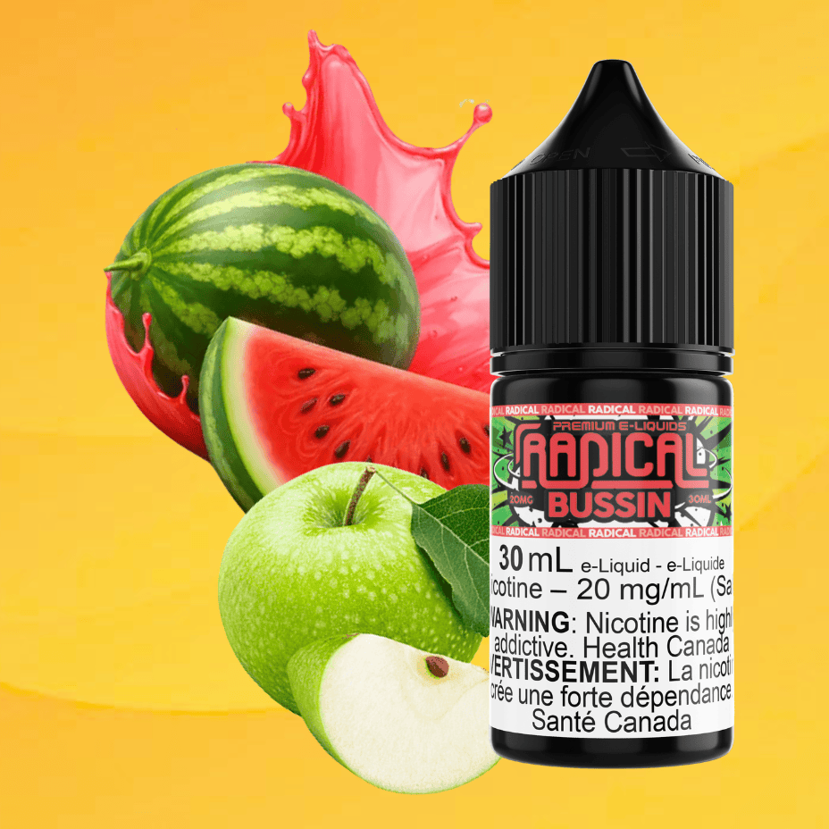 Bussin Salt Nic by Radical E-liquid Morden Vape SuperStore and Cannabis Manitoba Canada