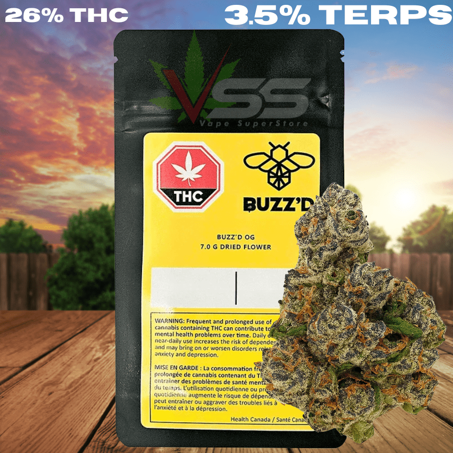 Buzz'd OG Flower - 7g Morden Vape SuperStore and Cannabis Manitoba Canada