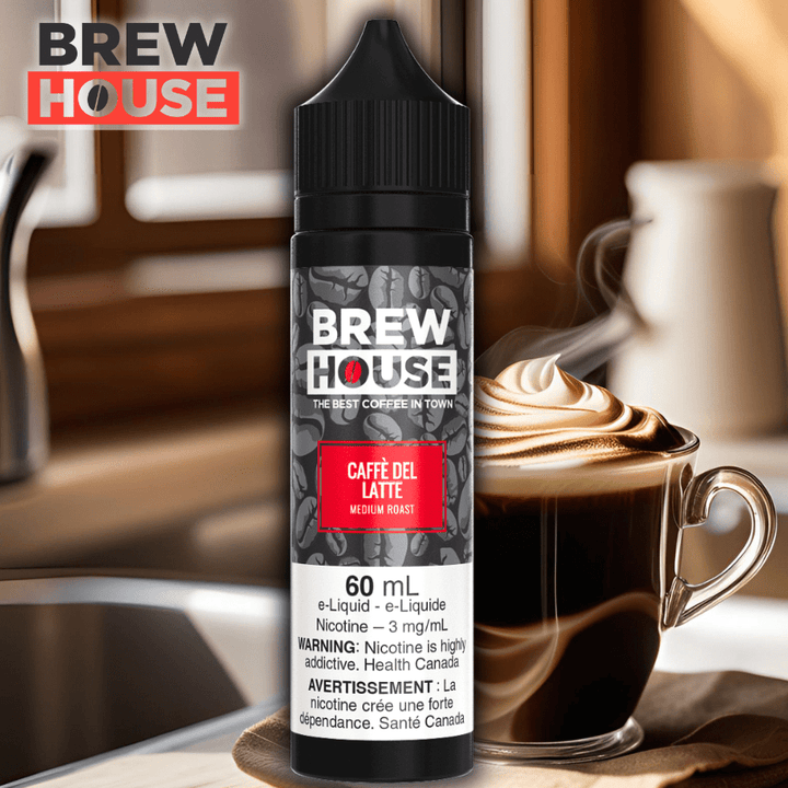 Caffe Del Latte by Brew House E-Liquid Morden Vape SuperStore and Cannabis Manitoba Canada