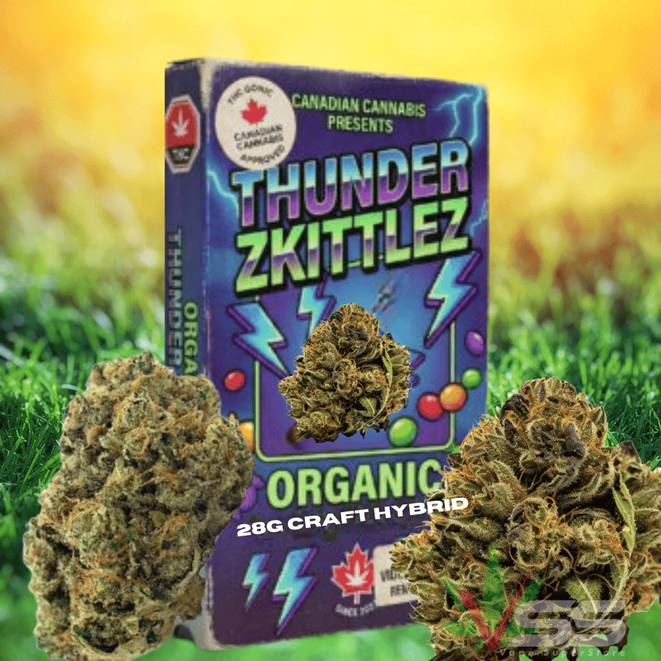 Canadian Cannabis Thunder Zkittles Hybrid CRAFT Flower-28g Morden Vape SuperStore and Cannabis Manitoba Canada