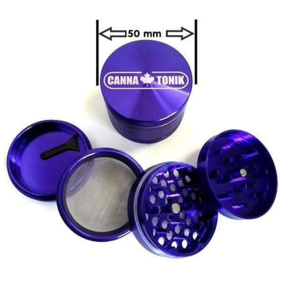 Cannatonik Herb Grinder 50mm / Purple Cannatonik 50mm Dry Herb Grinder-Morden Vape SuperStore & Cannabis MB, Canada