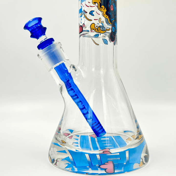 Castle Glassworks 15mm Robot Beaker 14" 14 in / 15mm Base/ 9mm Tube Morden Vape SuperStore and Cannabis Manitoba Canada
