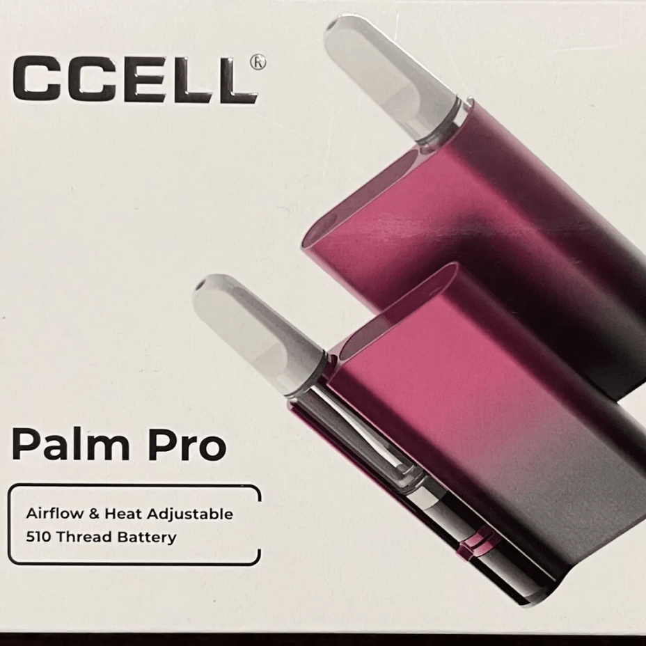 Ccell 510 Batteries 500mAh / Royal Ruby Ccell Palm Pro 510 Thread Battery-Morden Vape SuperStore, Manitoba
