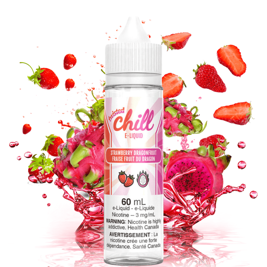 Chill E-liquid Freebase E-Liquid 60ml / 3mg Strawberry Dragonfruit by Chill Twisted E-liquid-Morden Vape & Bongs