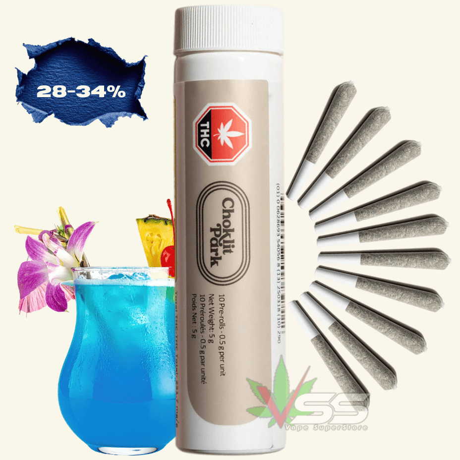 Choklit Park Blue Velvet Pre-rolls - 10x0.5g Morden Vape SuperStore and Cannabis Manitoba Canada