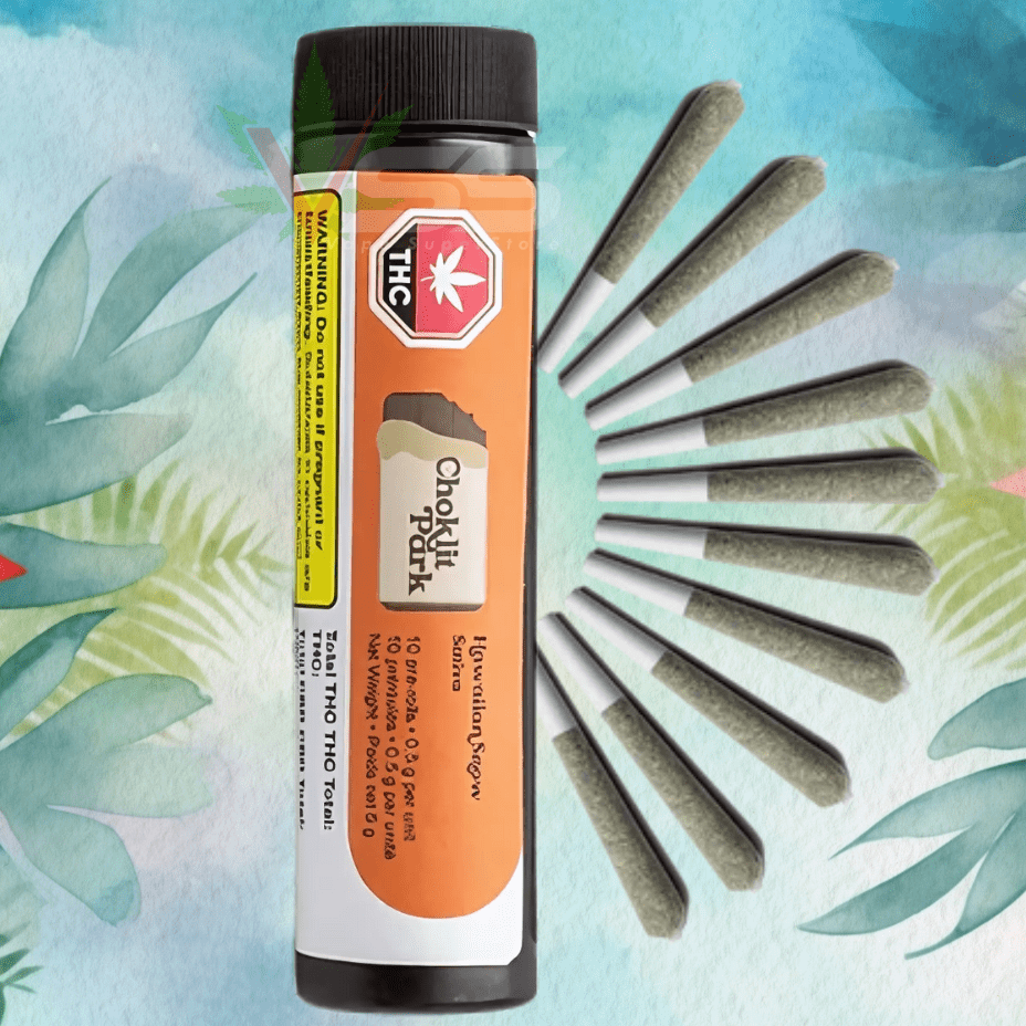 Choklit Park - Hawaiian Snow Pre-rolls 10x0.5g Morden Vape SuperStore and Cannabis Manitoba Canada