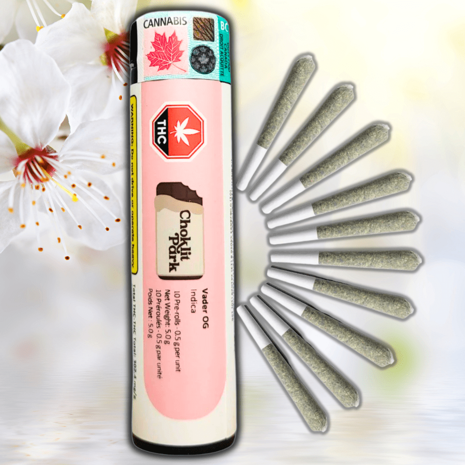 Choklit Park - Vader OG Pre-rolls 10x0.5g Morden Vape SuperStore and Cannabis Manitoba Canada