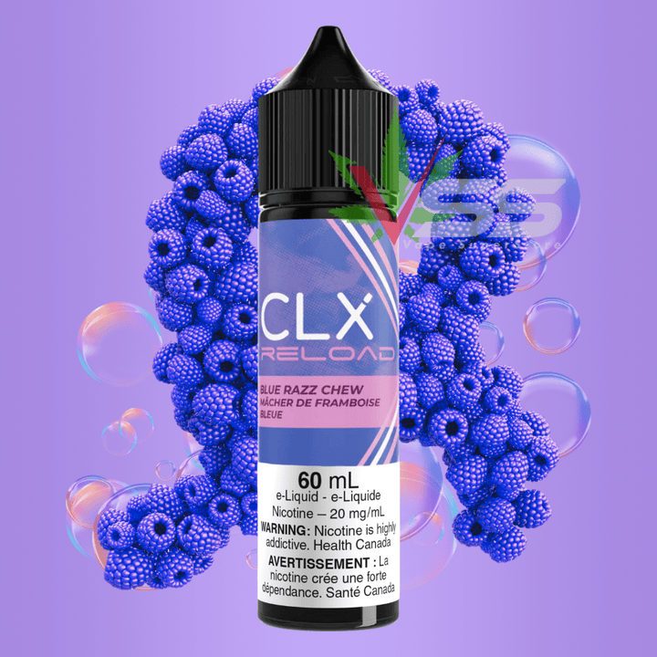 CLX Reload 60ml Salt-Blue Razz Chew 60ml / 20mg Morden Vape SuperStore and Cannabis Manitoba Canada