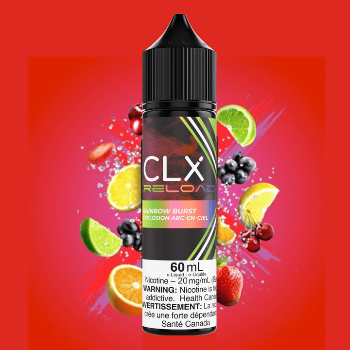CLX Reload 60ml Salt-Rainbow Burst 60ml / 20mg Morden Vape SuperStore and Cannabis Manitoba Canada
