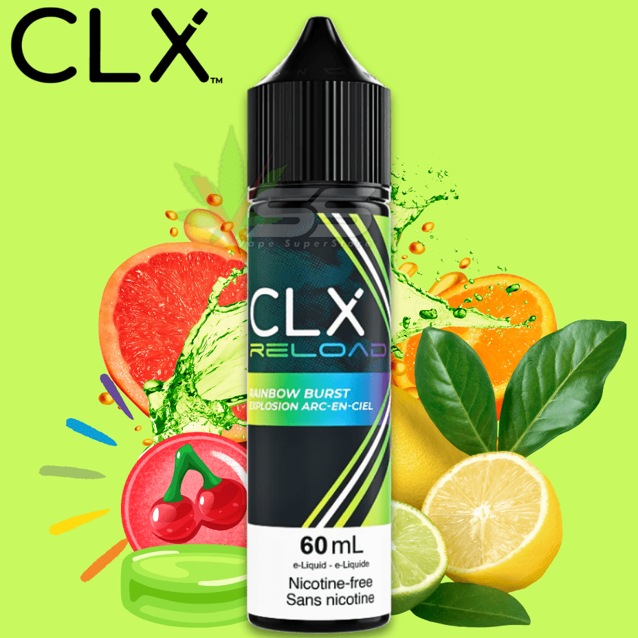 CLX Reload Freebase 60ml-Rainbow Burst 60ml / 3mg Morden Vape SuperStore and Cannabis Manitoba Canada
