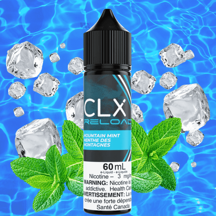 CLX Reload Freebase E-Liquid Mountain Mint by CLX Reload E-liquid-Morden Vape & Cannabis Dispensary MB, Canada