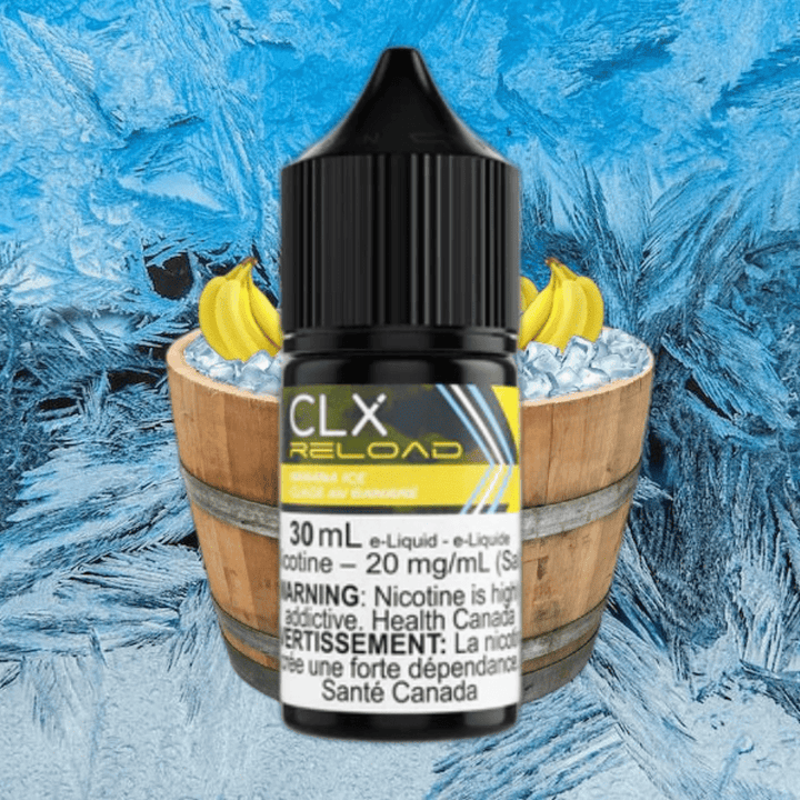 CLX Reload Salt Nic E-Liquid Banana Ice Salt by CLX Reload E-Liquid-Morden Vape SuperStore & Cannabis MB, Canada