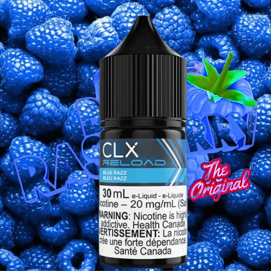 CLX Reload Salt Nic E-Liquid Blue Razz Salt by CLX Reload E-Liquid-Morden Vape SuperStore & Cannabis MB, Canada