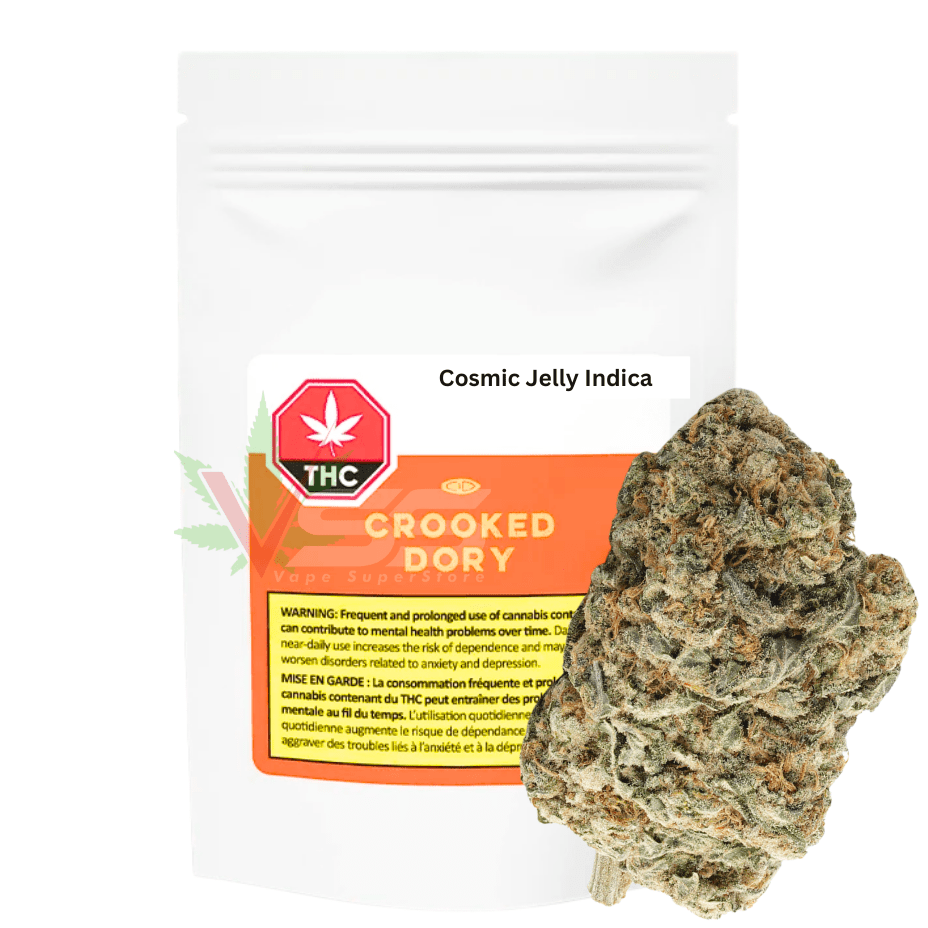 Crooked Dory Cosmic Jelly Indica Flower - 3.5g Morden Vape SuperStore and Cannabis Manitoba Canada