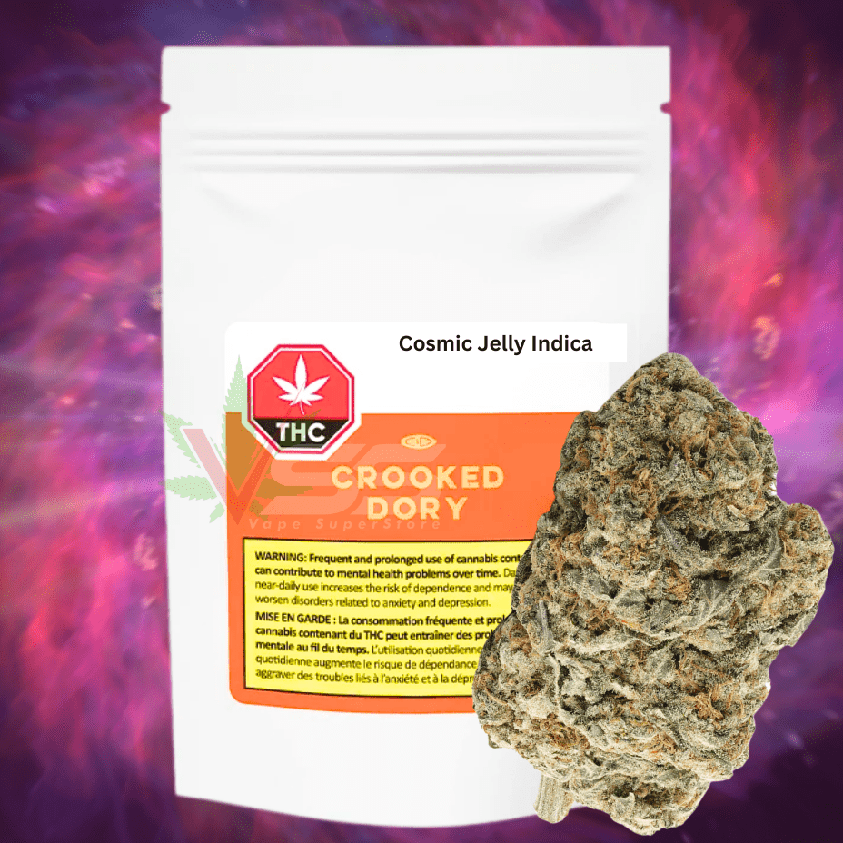 Crooked Dory Cosmic Jelly Indica Flower - 3.5g Morden Vape SuperStore and Cannabis Manitoba Canada
