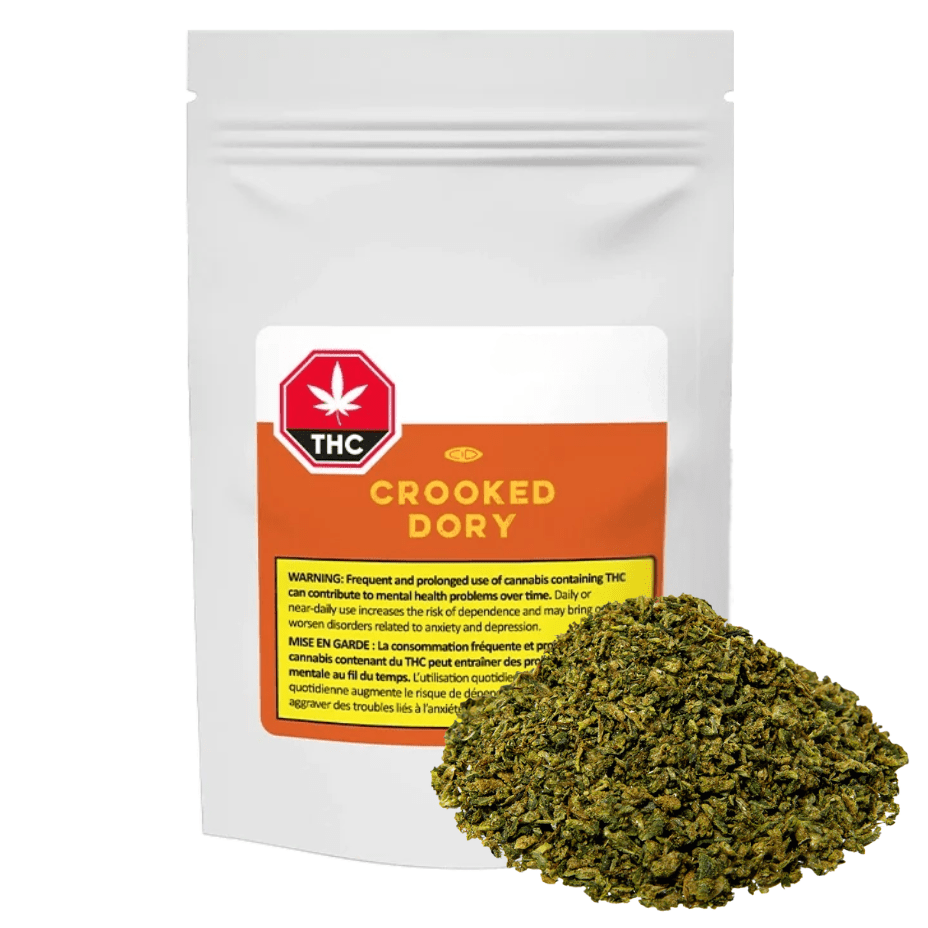 Crooked Dory Milled Indica Flower - 10g Morden Vape SuperStore and Cannabis Manitoba Canada