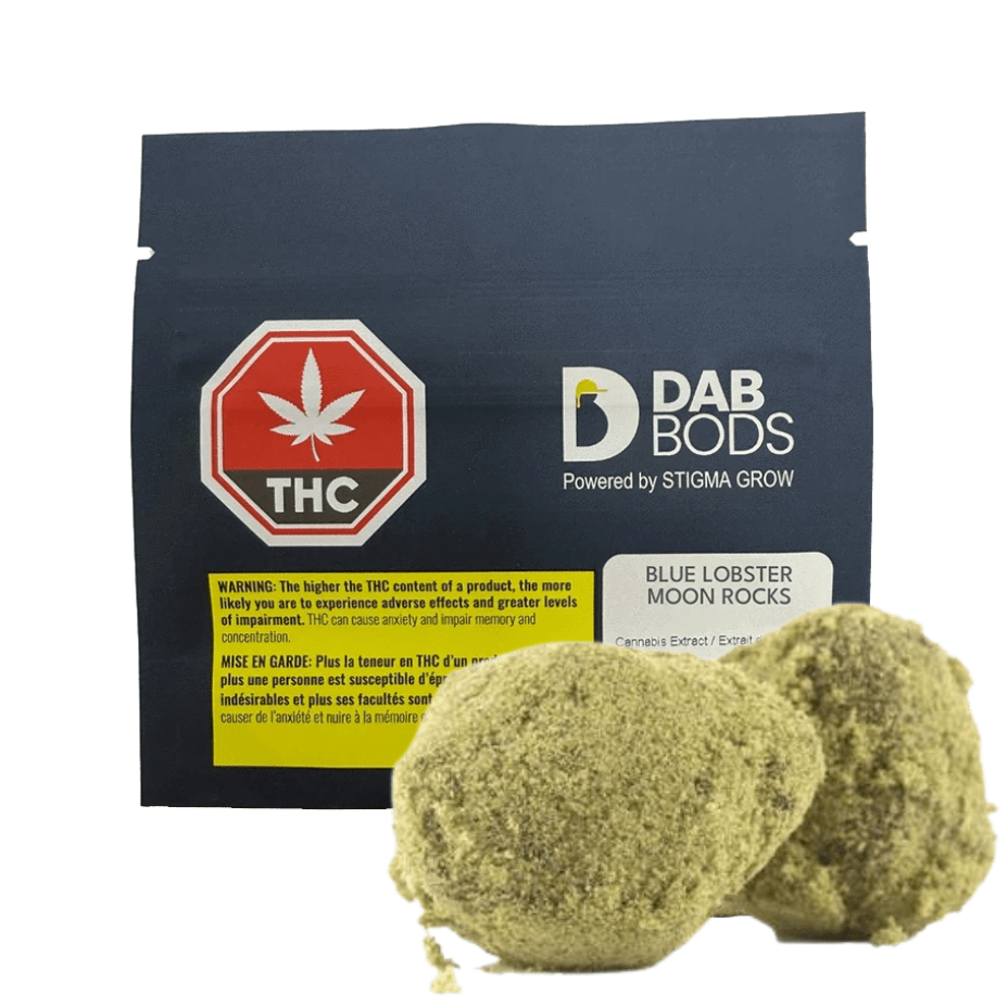 Dab Bods Blue Lobster Moon Rocks - 2g Morden Vape SuperStore and Cannabis Manitoba Canada