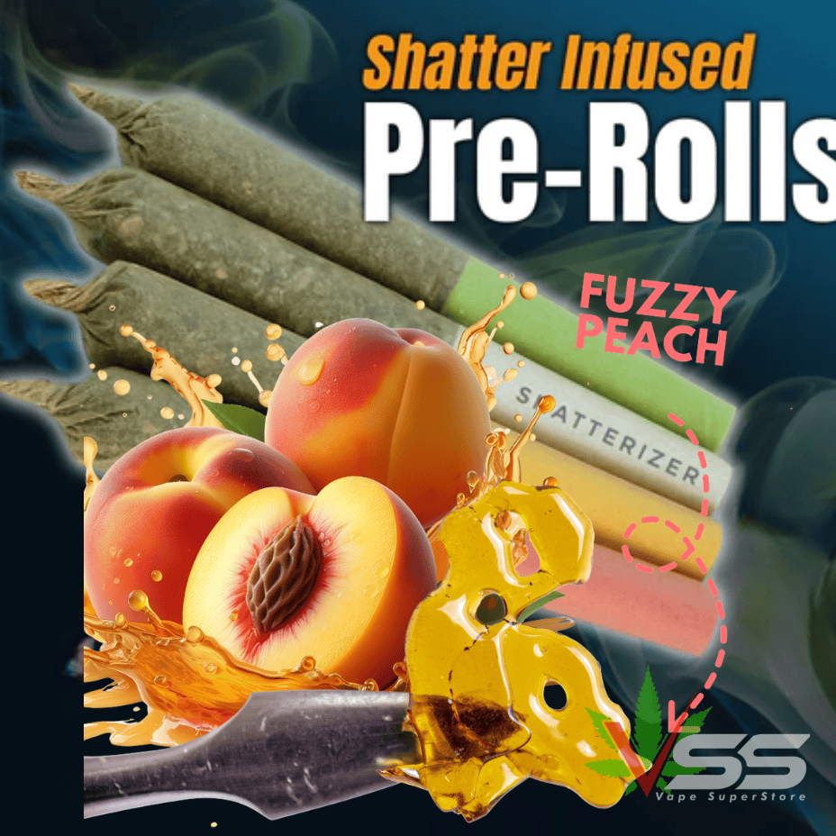 Dab Bods Fuzzy Peach Super Slim Infused Pre-Rolls-8x0.4g Morden Vape SuperStore and Cannabis Manitoba Canada
