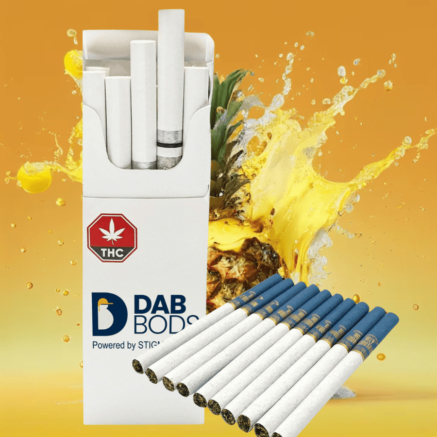 Dab Bods Pre-Rolls 10x0.4g Dab Bods Electric Dartz Pineapple Express Pre-Rolls 10x0.4g Cannabis MB