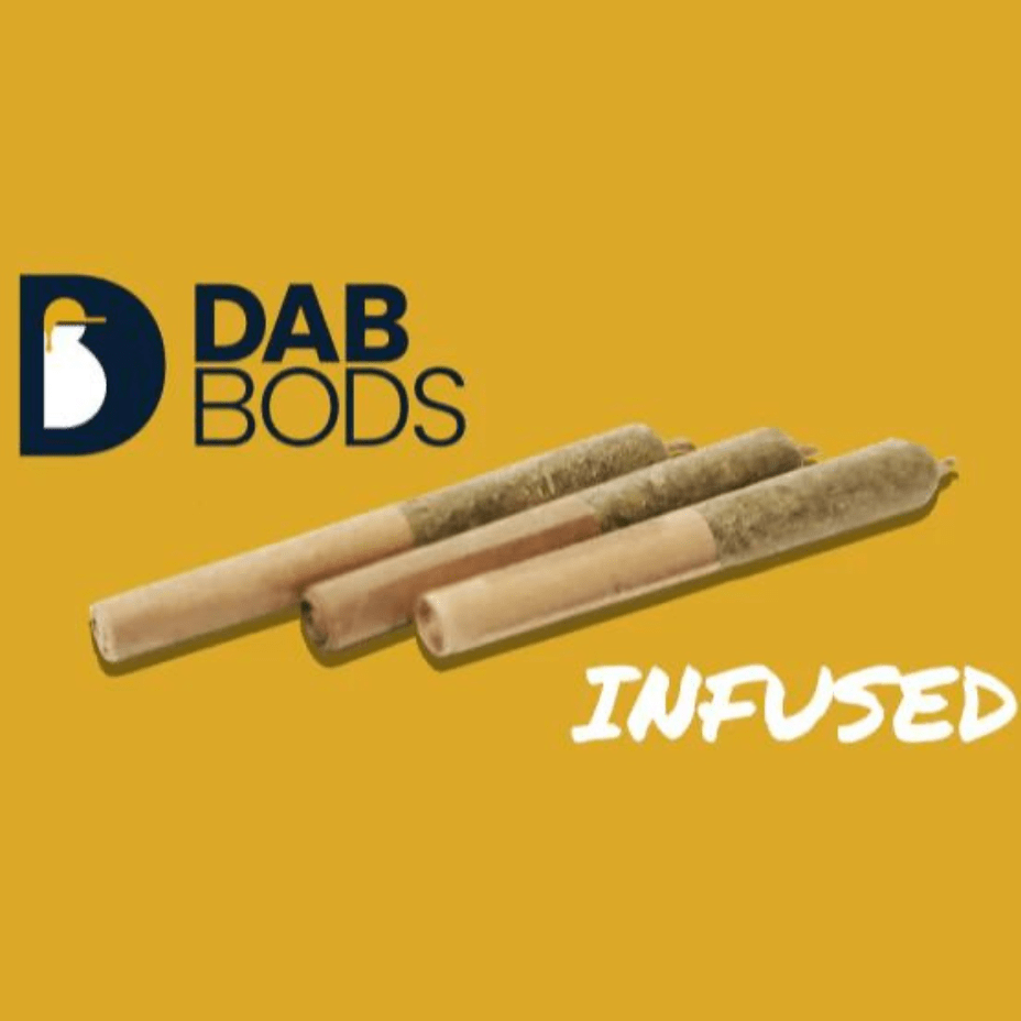 Dab Bods Pre-Rolls 3x0.5g Dab Bods Orange Hill Shatter Infused  Pre-Rolls-3x0.5g-Morden Vape & Cannabis MB