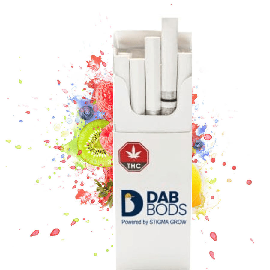 Dab Dobs Pre-Rolls 8x0.4g Dab Bods White Gusher Spr Slim Shatter Dartz Pre-Rolls-Morden Cannabis MB, Canada