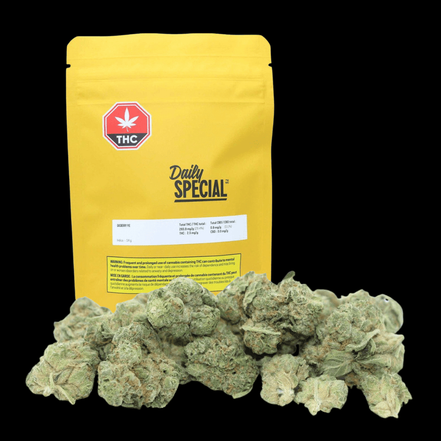 Daily Special flower 15g Daily Special Gasberry Pie Indica 15g-Morden Vape & Cannabis Manitoba