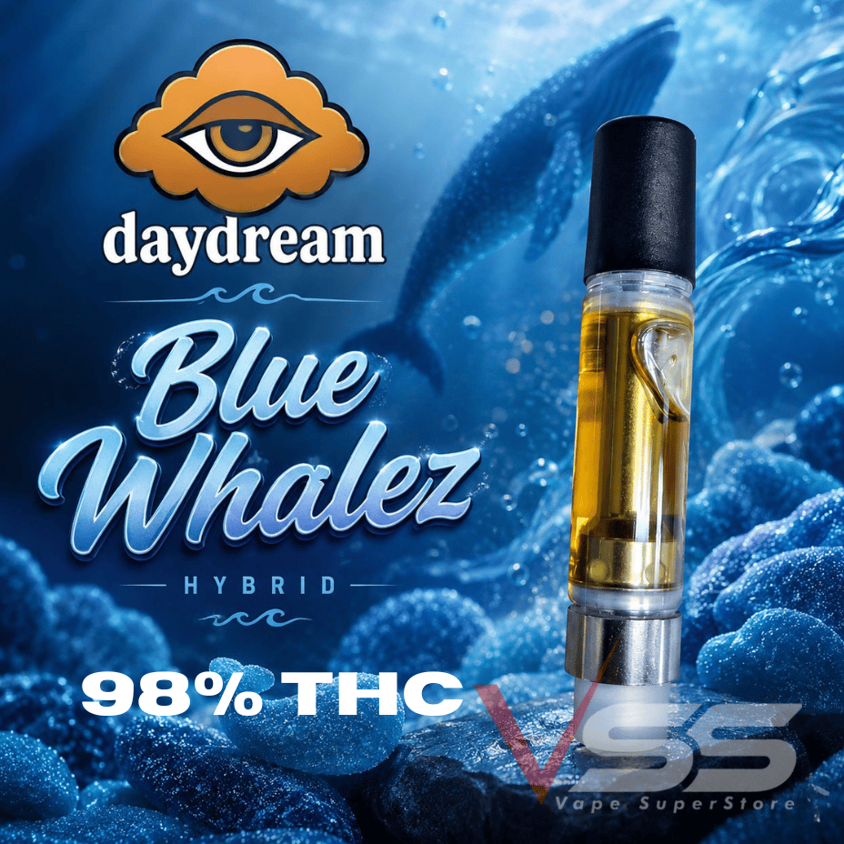 Daydream Blue Whalez Indica Disposable Vape-1g Morden Vape SuperStore and Cannabis Manitoba Canada