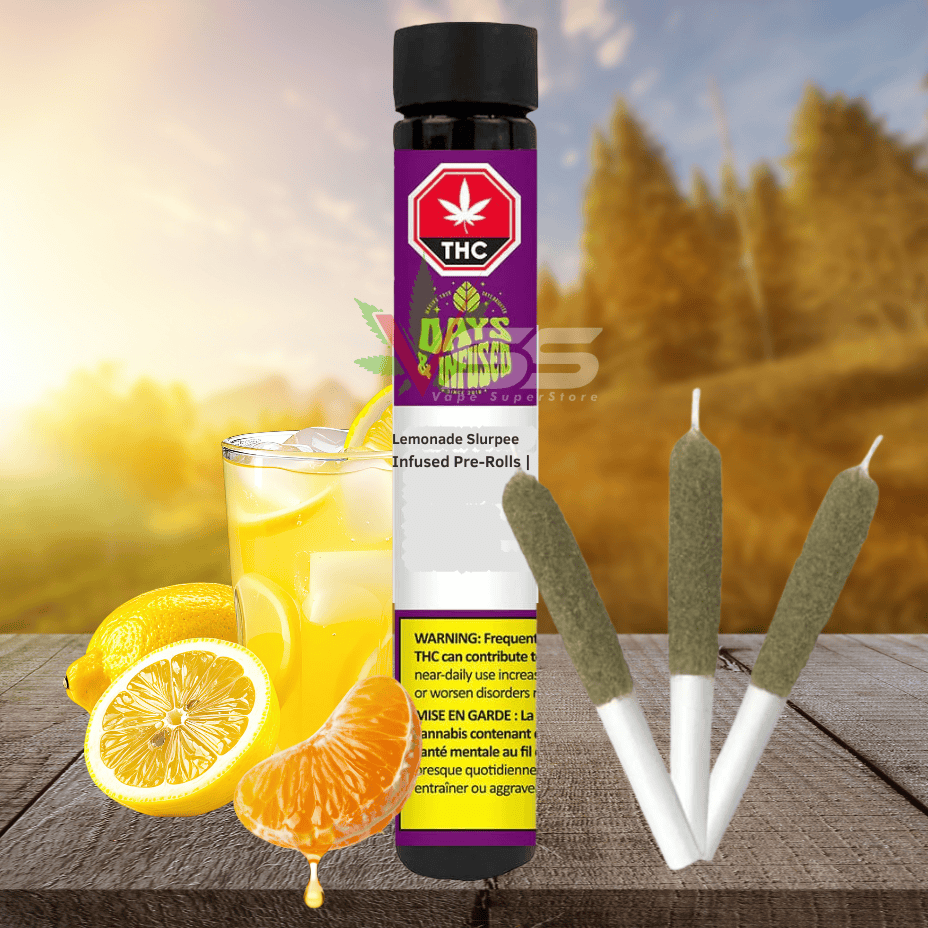 Days & Infused Lemonade Slurpee Rosin Infused Pre-rolls 3x0.5g Morden Vape SuperStore and Cannabis Manitoba Canada