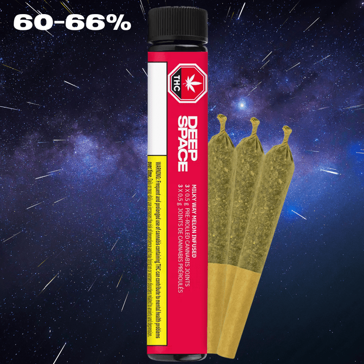 Deep Space Milky Way Melon Infused Pre-rolls - 3x0.5g Morden Vape SuperStore and Cannabis Manitoba Canada