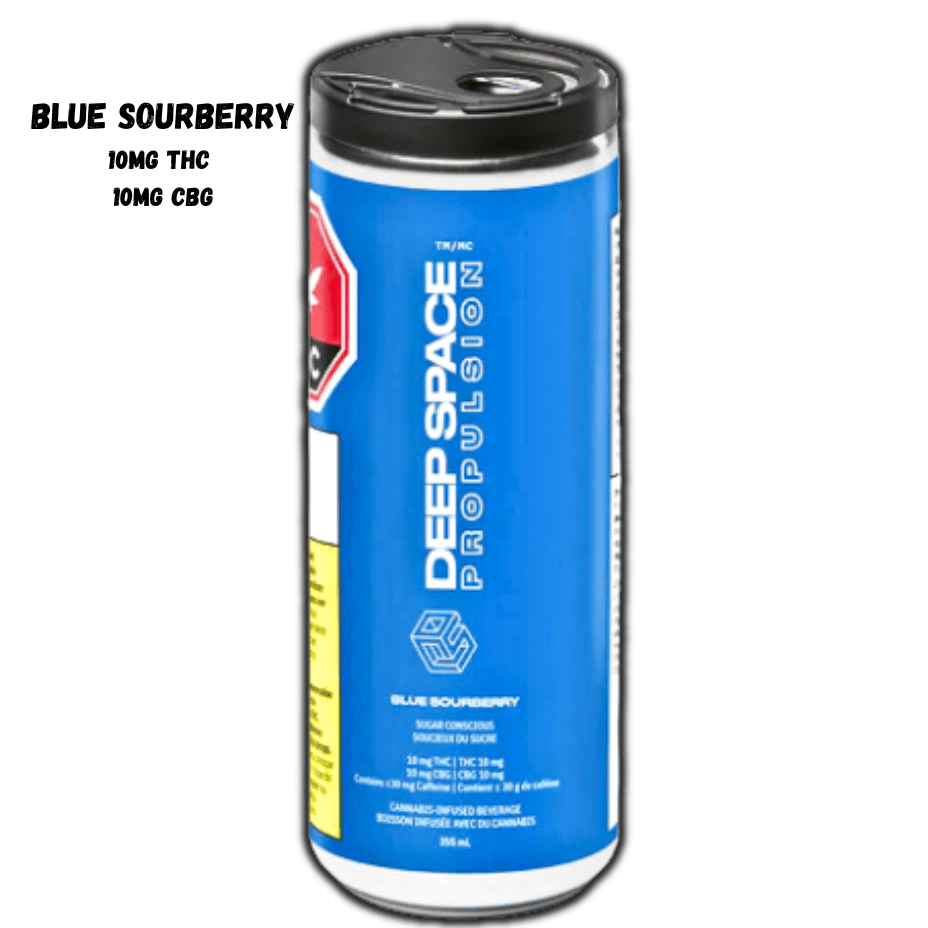 Deep Space Propulsion Blue Sourberry THC Infused Beverage - 355mL 355mL Morden Vape SuperStore and Cannabis Manitoba Canada