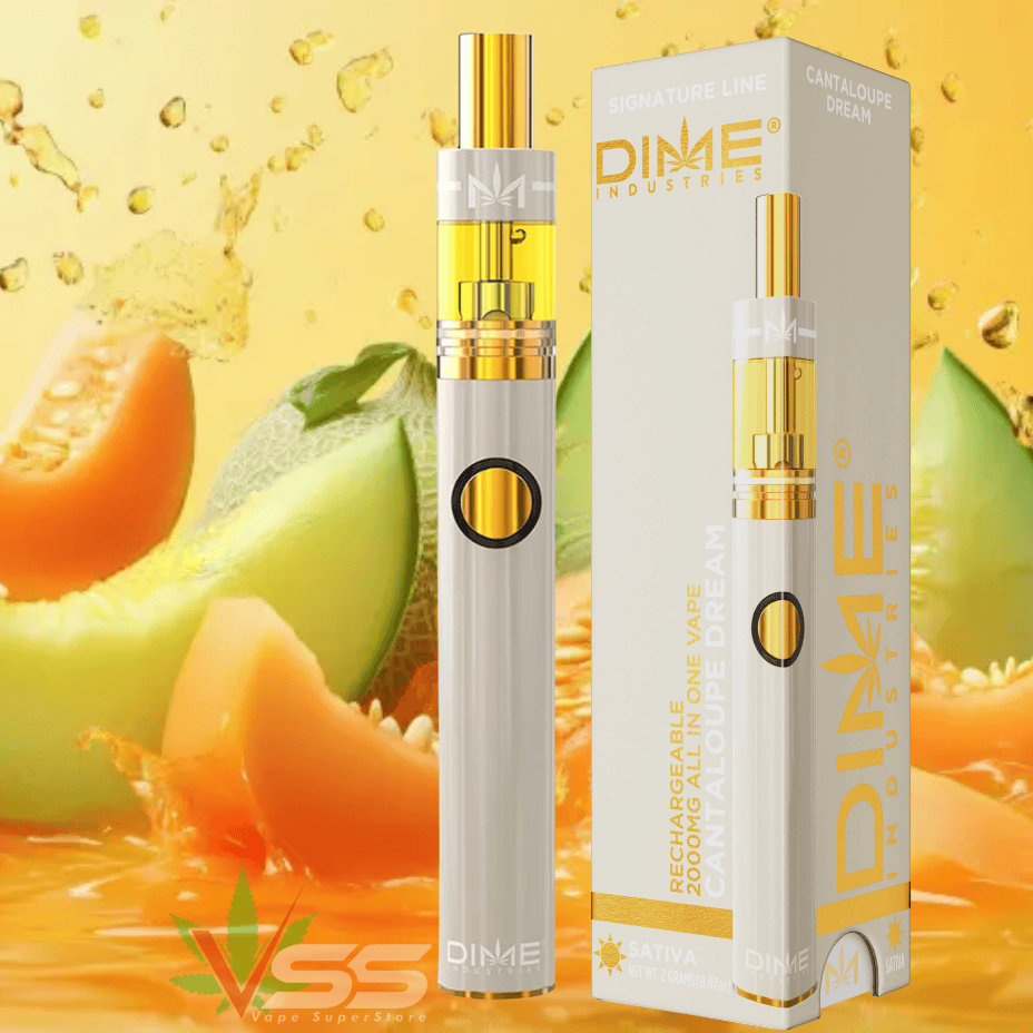 Dime Cantaloupe Dream Liquid Diamond Disposable Vape-1g Morden Vape SuperStore and Cannabis Manitoba Canada