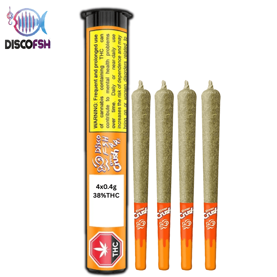 DiscoFSH Orange Crush 44's Infused Pre-rolls Morden Vape SuperStore and Cannabis Manitoba Canada
