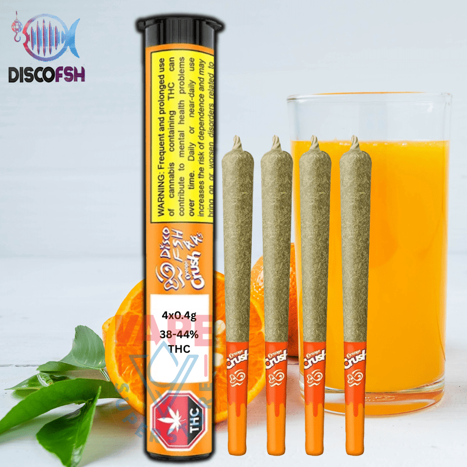 DiscoFSH Orange Crush 44's Infused Pre-rolls Morden Vape SuperStore and Cannabis Manitoba Canada