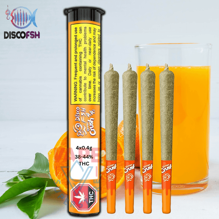 DiscoFSH Orange Crush 44's Infused Pre-rolls Morden Vape SuperStore and Cannabis Manitoba Canada