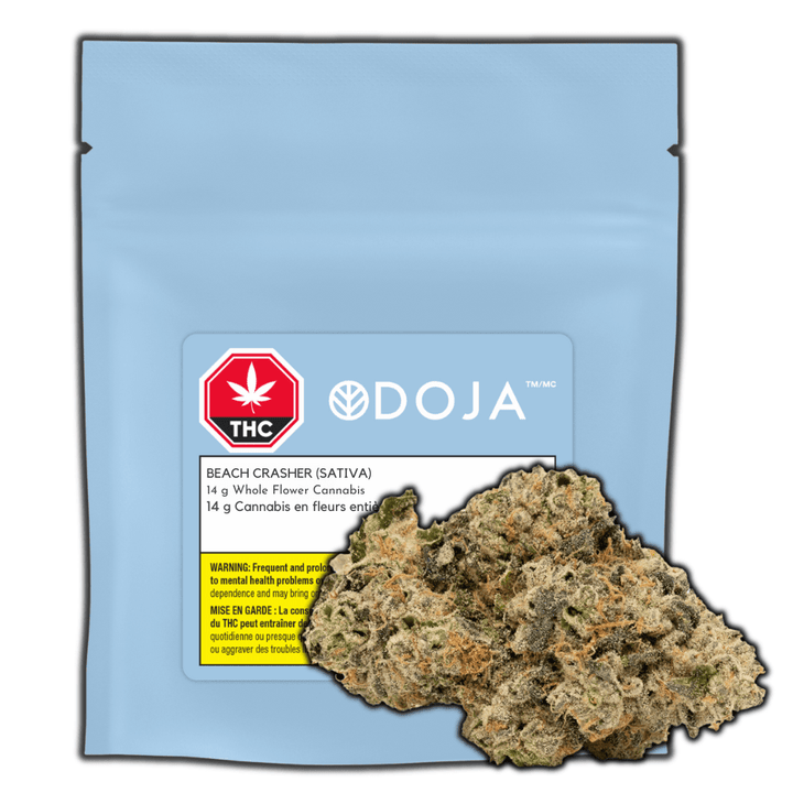 Doja Beach Crasher Sativa Flower-14g 14g Morden Vape SuperStore and Cannabis Manitoba Canada
