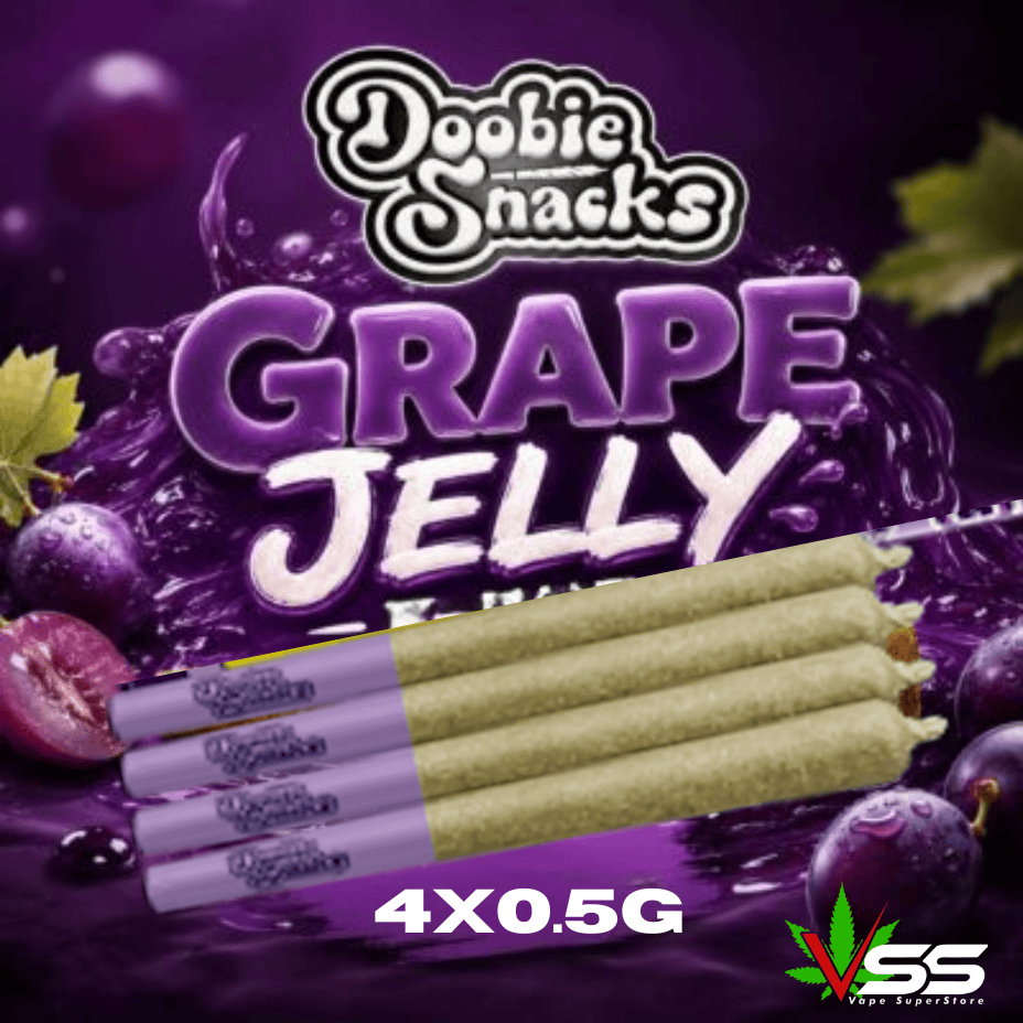 Doobie Snacks Grape Jelly Infused Pre-rolls - 4x0.5g Morden Vape SuperStore and Cannabis Manitoba Canada