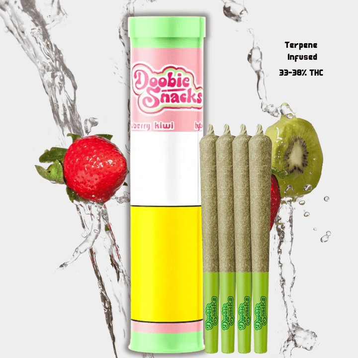 Doobie Snacks Strawberry Kiwi Pre-rolls 4x0.5g 4x0.5g Morden Vape SuperStore and Cannabis Manitoba Canada