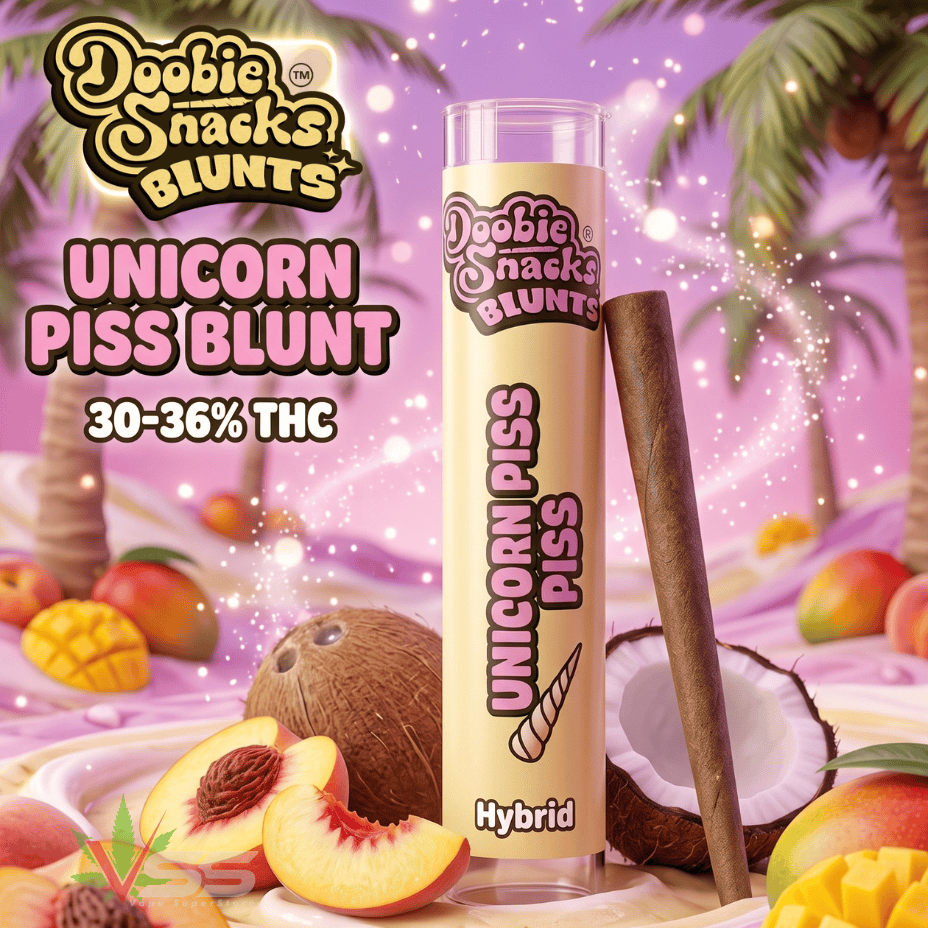 Doobie Snacks Unicorn Piss Hybrid Blunt - 1x1.25g Morden Vape SuperStore and Cannabis Manitoba Canada
