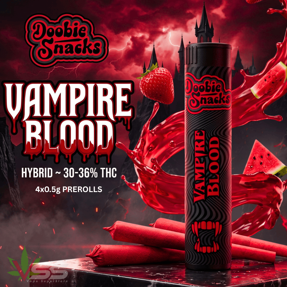 Doobie Snacks Vampire Blood Hybrid Pre-Rolls - 4x0.5g Morden Vape SuperStore and Cannabis Manitoba Canada
