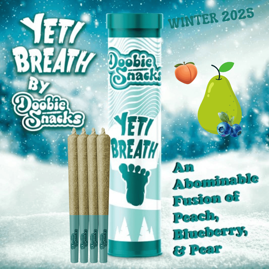 Doobie Snacks Yeti Breath Infused Pre-rolls 4x0.5g Morden Vape SuperStore and Cannabis Manitoba Canada